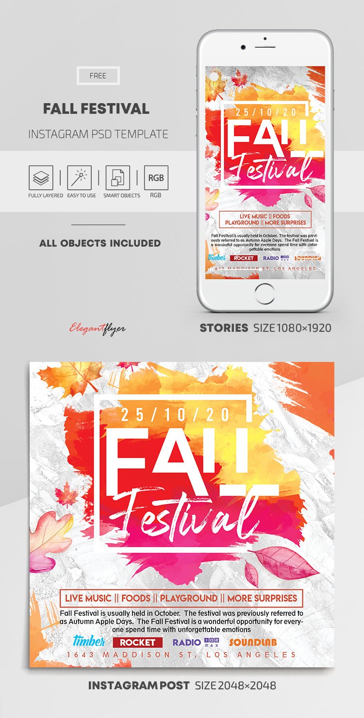 Fall Festival Instagram by ElegantFlyer