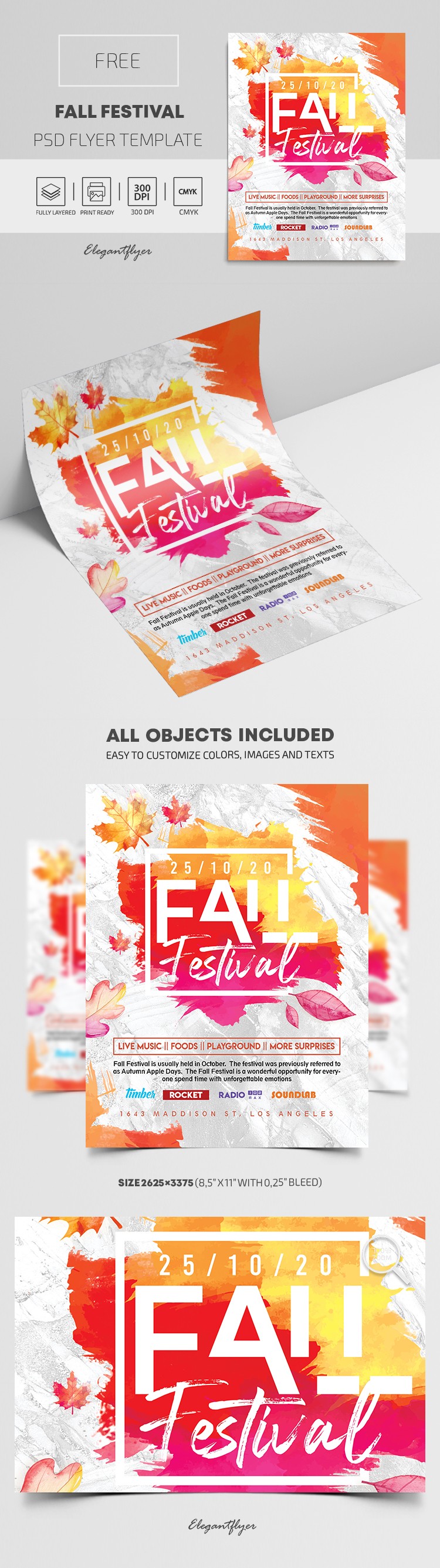 Folheto do Festival de Outono by ElegantFlyer