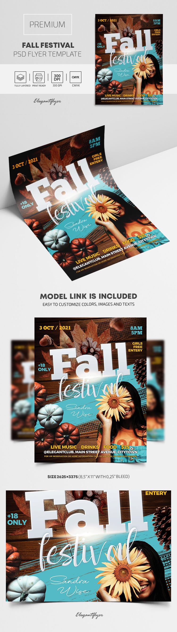 Fall Festival Flyer by ElegantFlyer