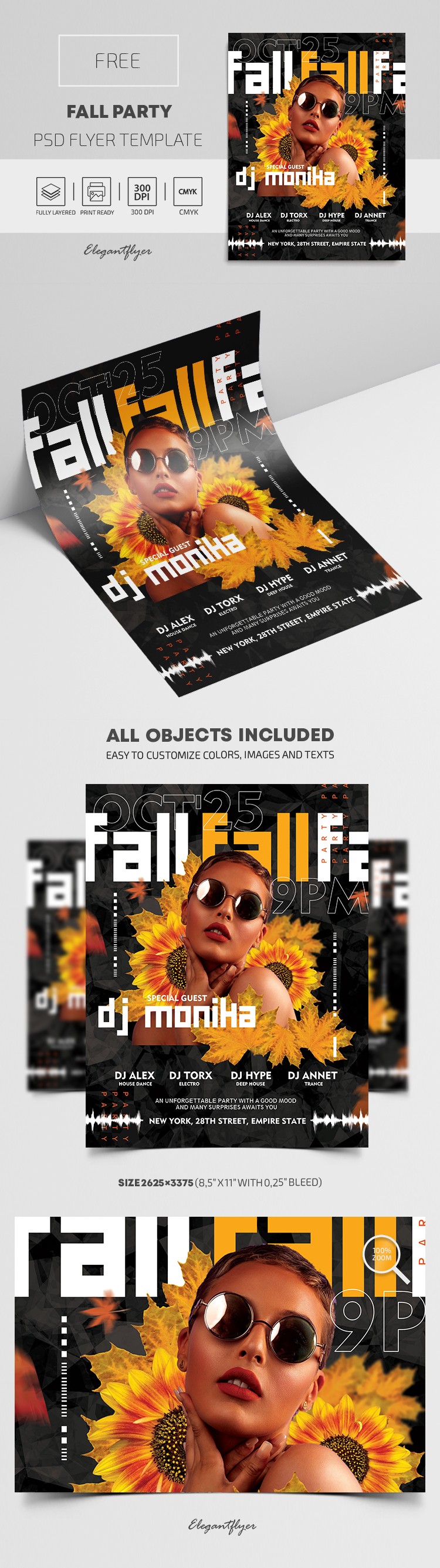 Fall Party Flyer by ElegantFlyer