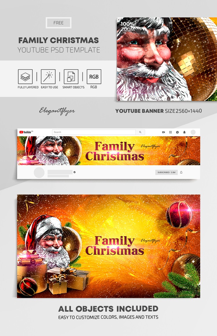 Natal em família no Youtube. by ElegantFlyer