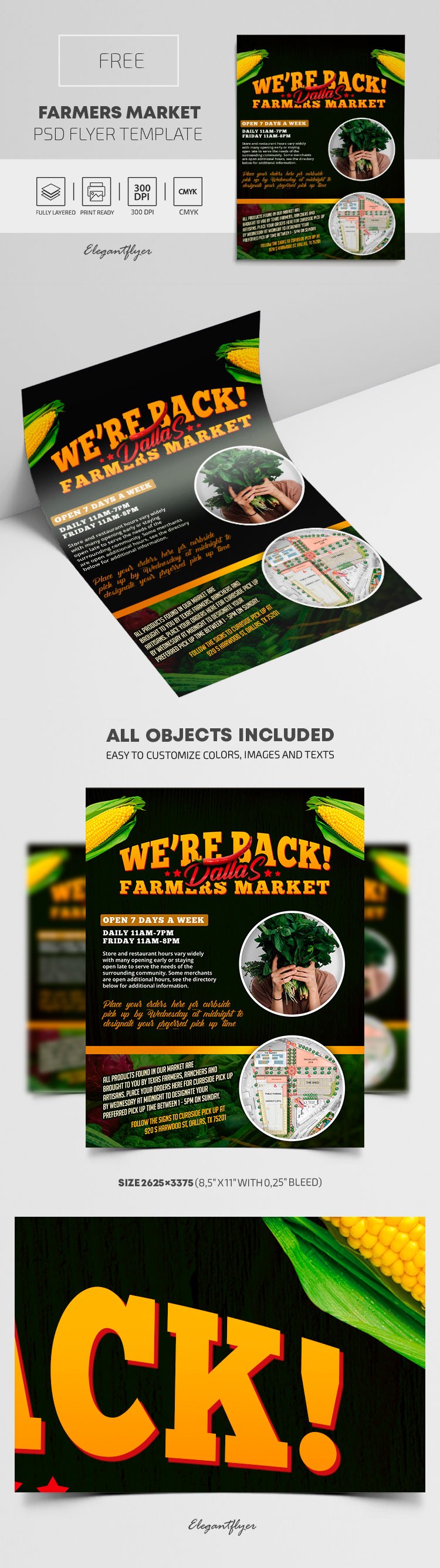 Farmers Market Flyer by ElegantFlyer