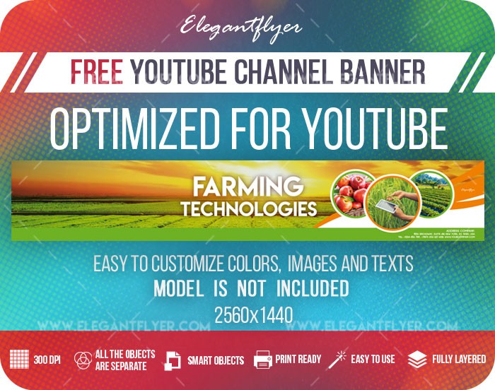 Farming Technologies Youtube by ElegantFlyer