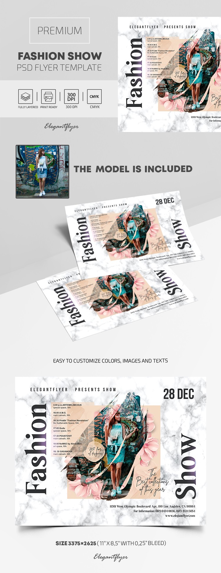 Event Promotion Fashion show Flyer Template