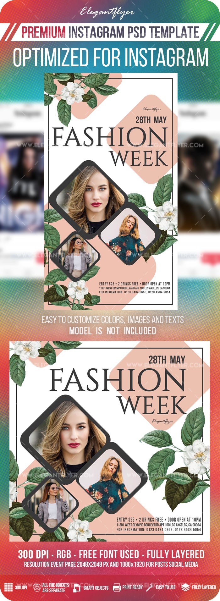 Fashion Week Instagram by ElegantFlyer