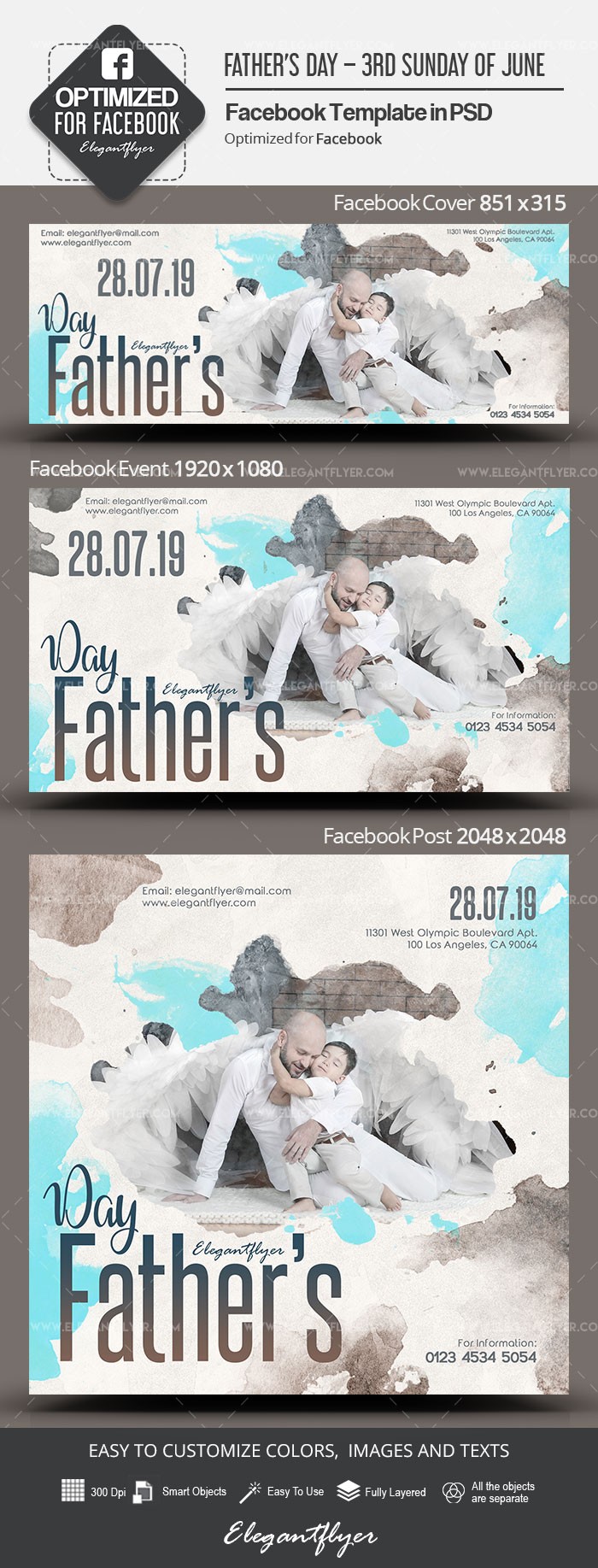 Father’s Day Facebook by ElegantFlyer