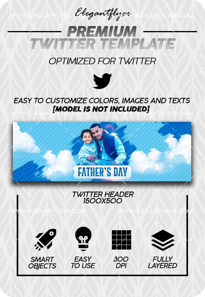Día del Padre en Twitter by ElegantFlyer