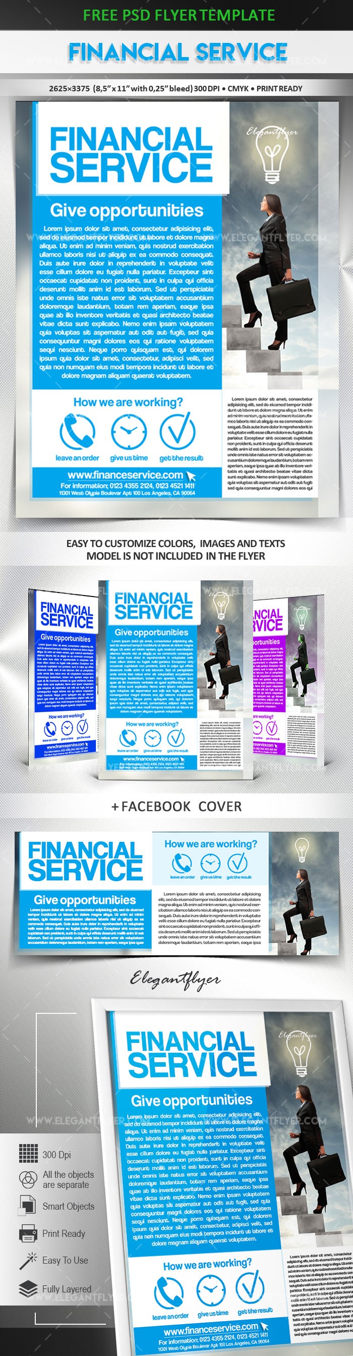 Financial service by ElegantFlyer