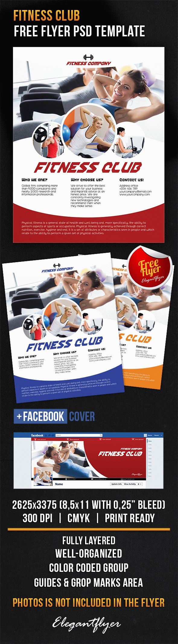 Klub fitnessu. by ElegantFlyer