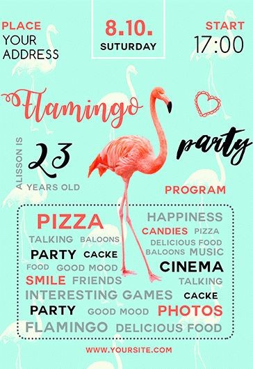 1000+ Free Birthday Flyer Templates (PSD) - by Elegantflyer