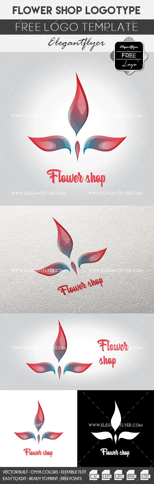 Tienda de flores by ElegantFlyer