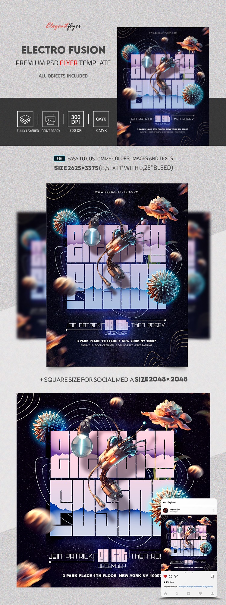 Fusão Eletro by ElegantFlyer