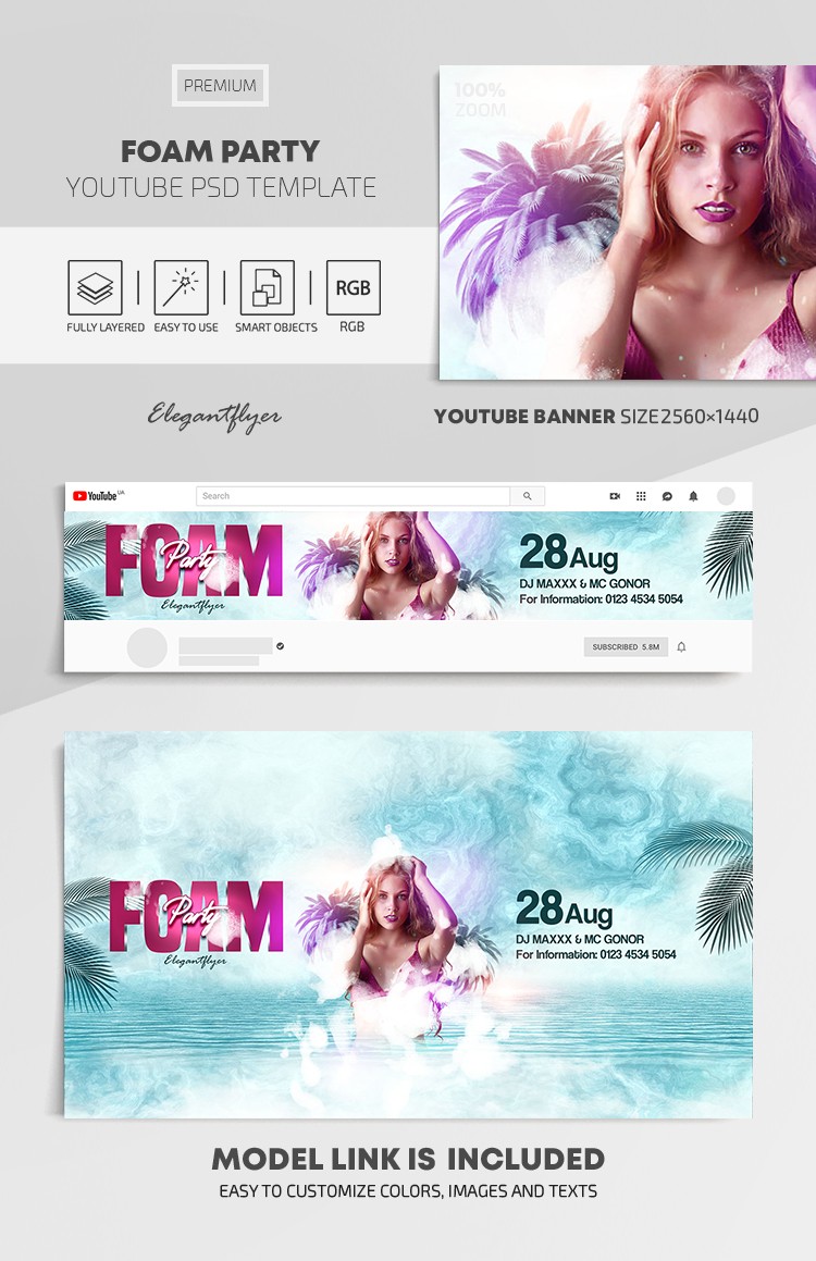 Foam Party Youtube by ElegantFlyer