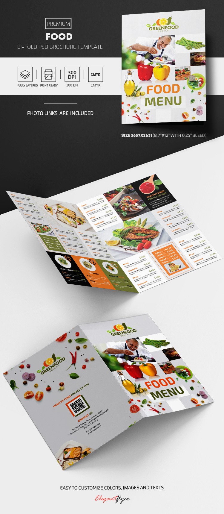 Food Brochure by ElegantFlyer