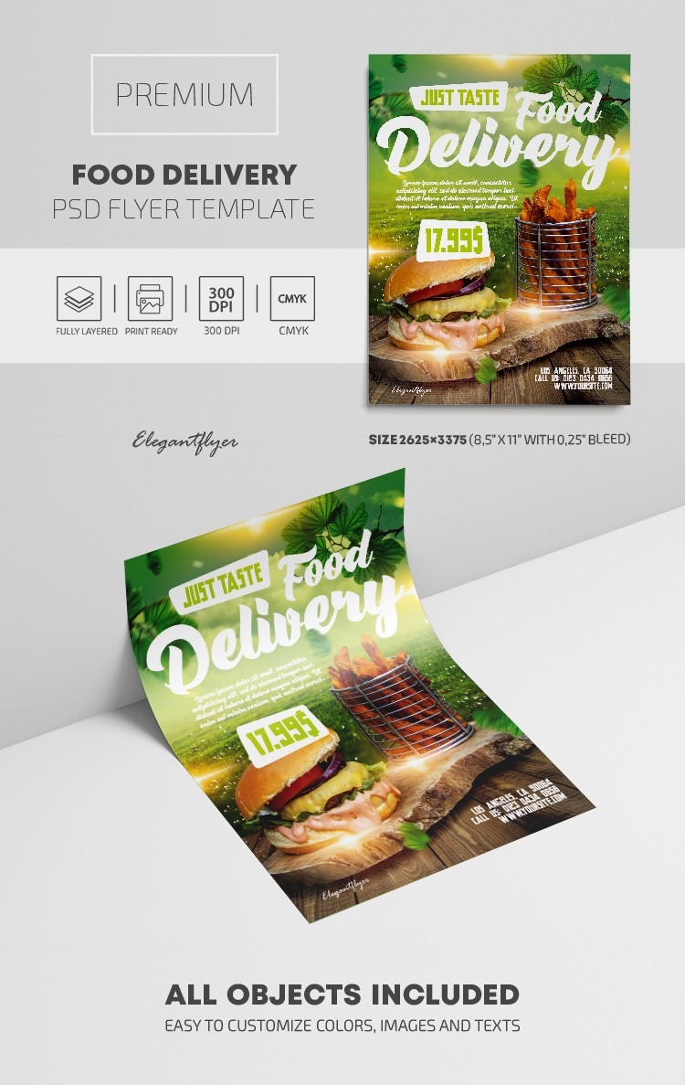 Food Delivery by ElegantFlyer