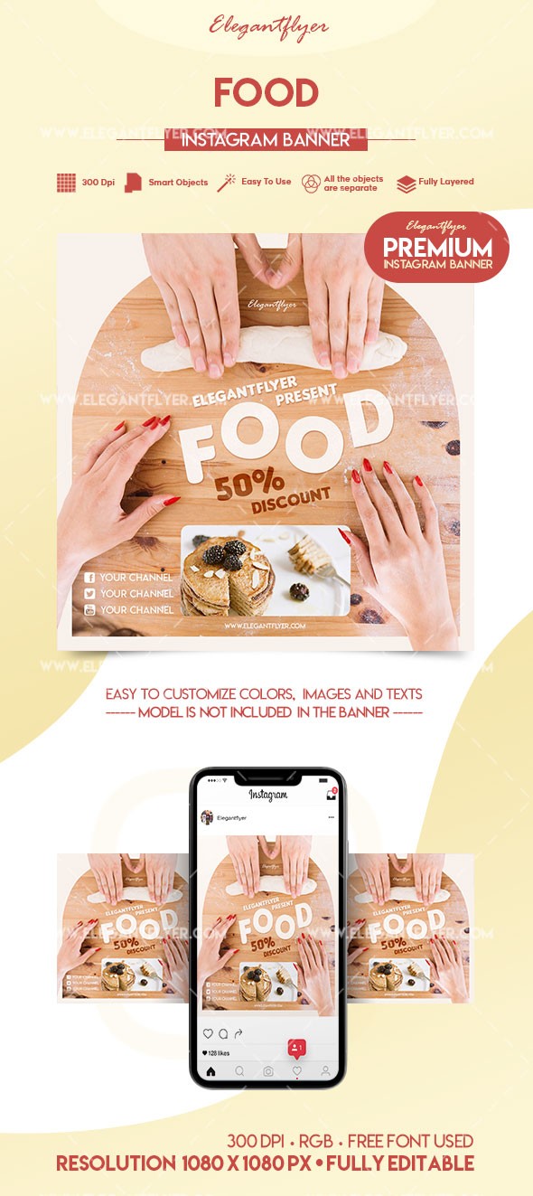 Food Instagram by ElegantFlyer