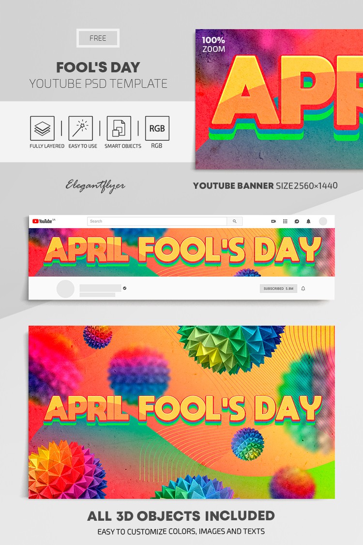 Fool's Day Youtube by ElegantFlyer