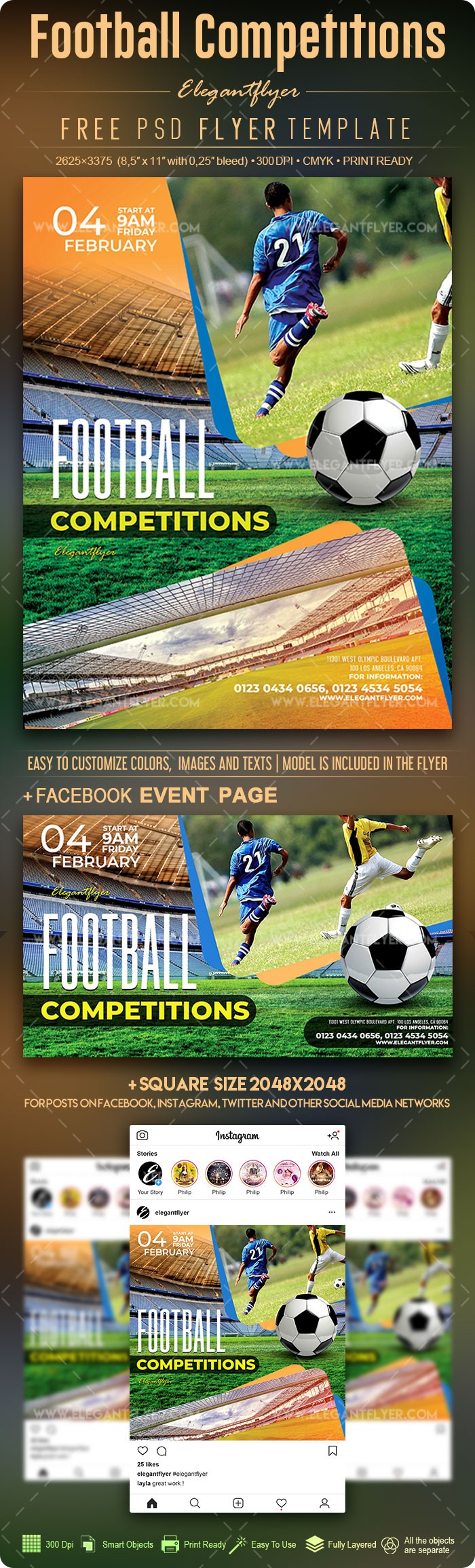 Football Competitions by ElegantFlyer