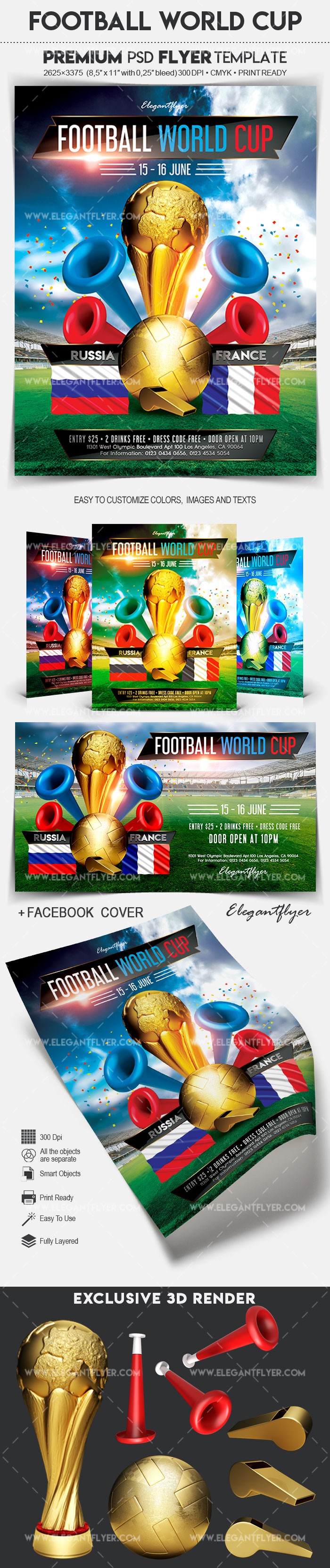 Coupe du Monde de Football by ElegantFlyer