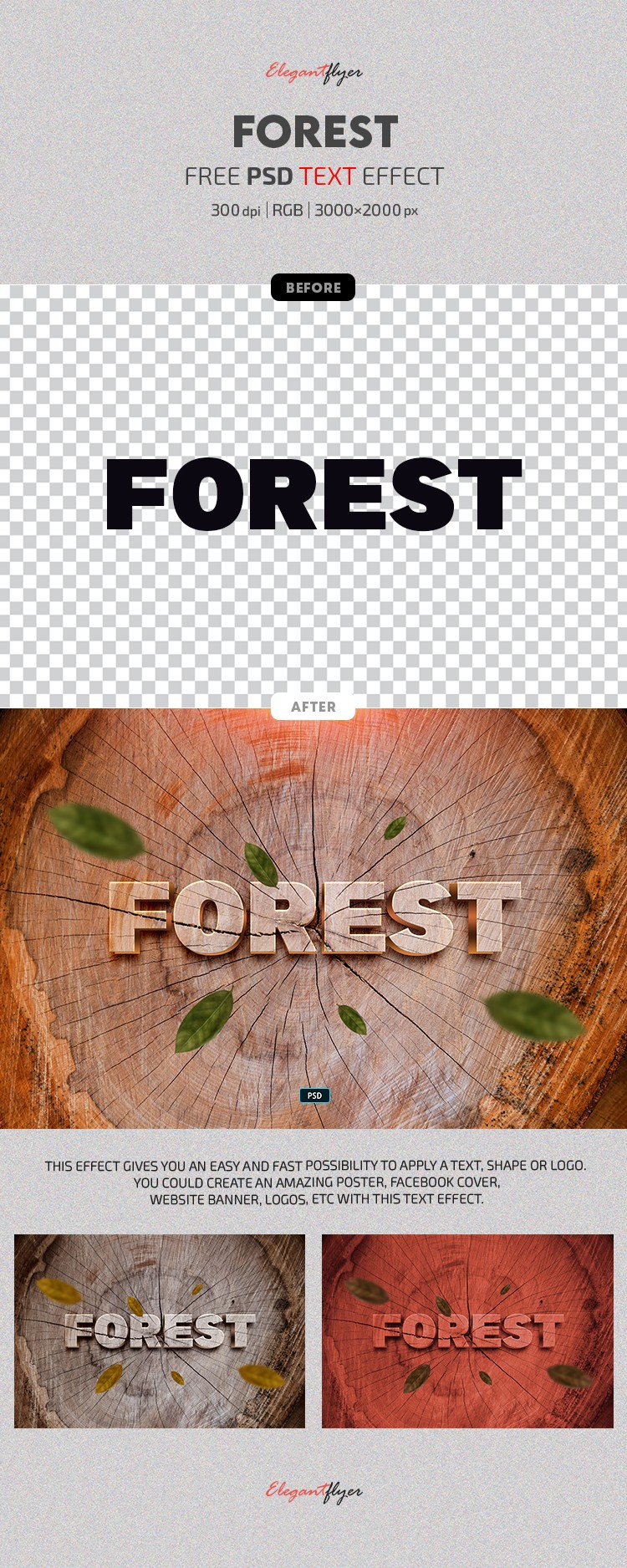 Wald Text Effekt by ElegantFlyer