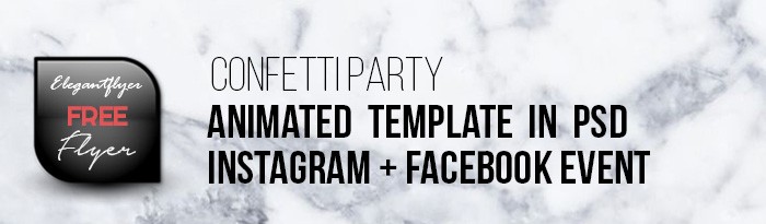 Confetti Party Animated Template by ElegantFlyer