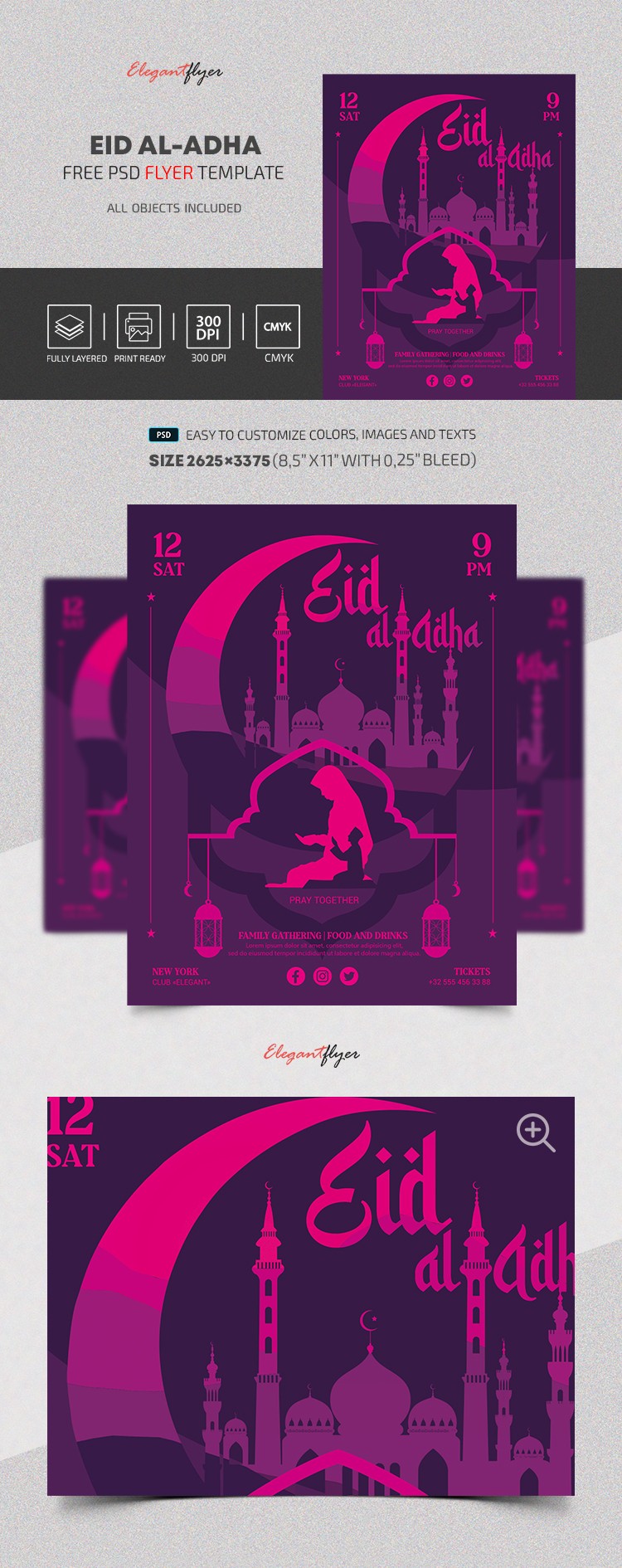 Eid Al-Adha by ElegantFlyer