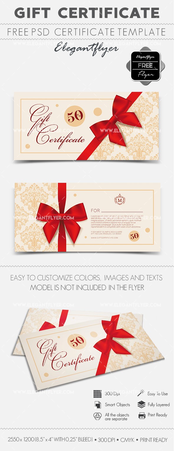 Gift Certificate by ElegantFlyer