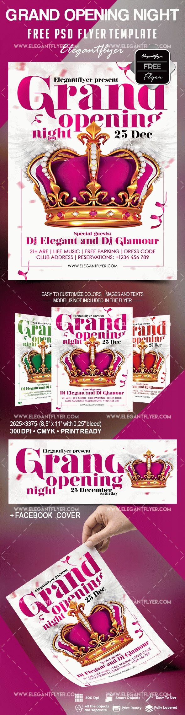 Free custom printable grand opening flyer templates