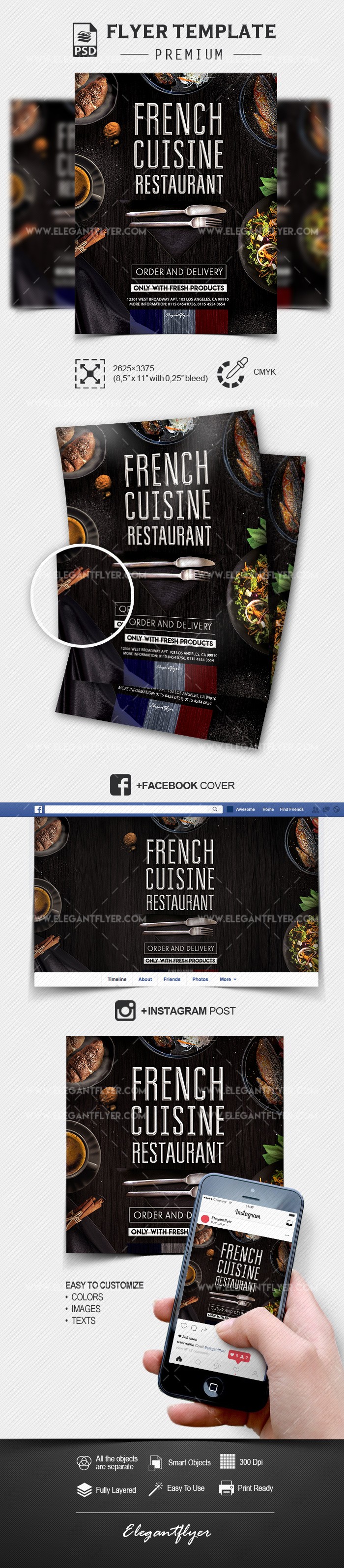 French Cuisine Restaurant by ElegantFlyer