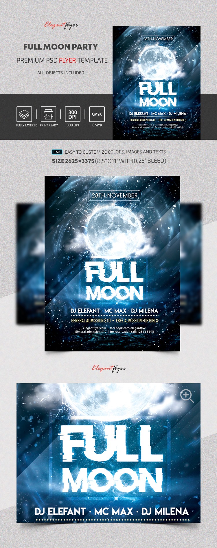 Full Moon Party by ElegantFlyer