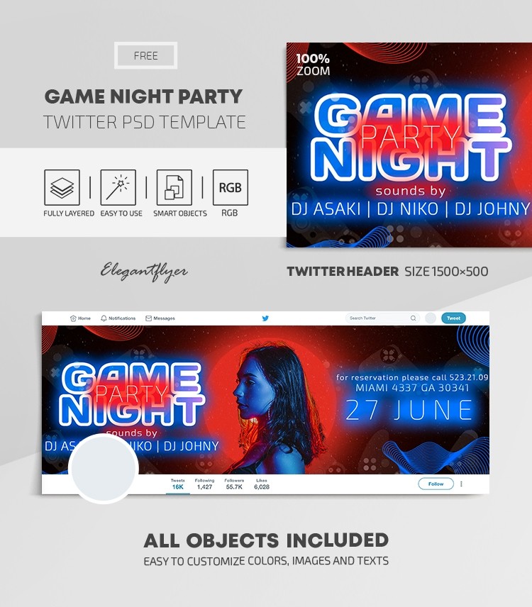 Game Night Party by ElegantFlyer
