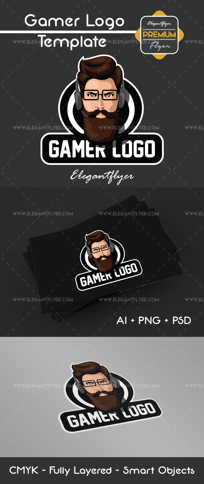Gamer Logo by ElegantFlyer