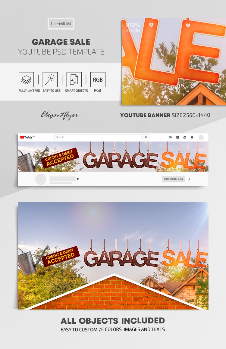Garage Sale Youtube by ElegantFlyer