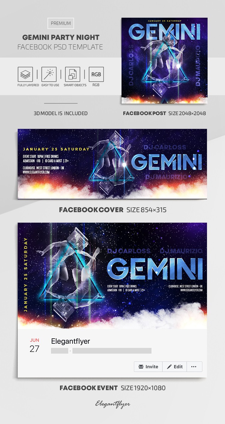 Gemini Boombox by ElegantFlyer