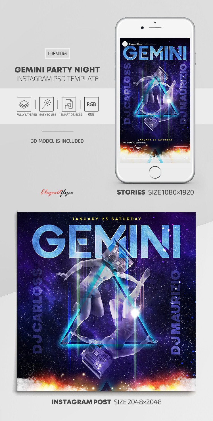 Gemini Boombox ()=> Gemelli Boombox by ElegantFlyer
