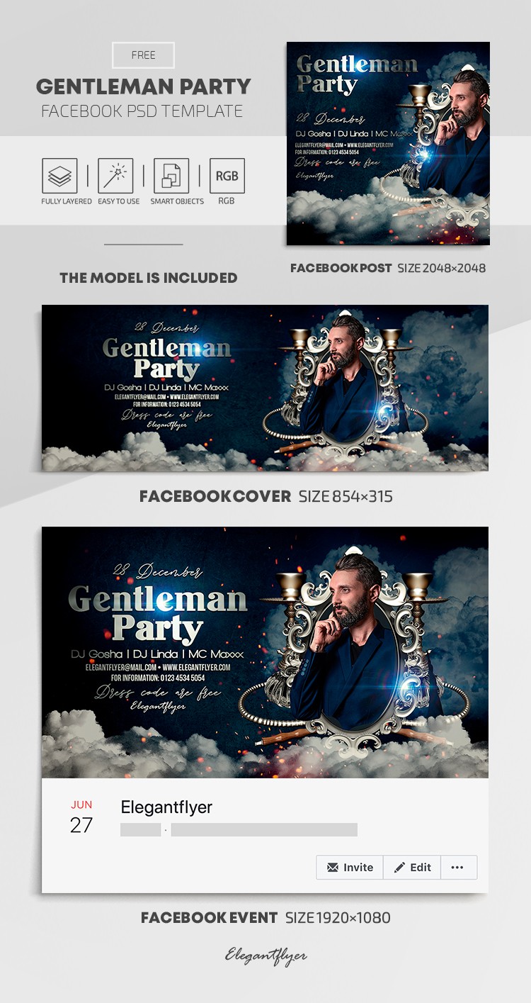 Gentleman Party by ElegantFlyer