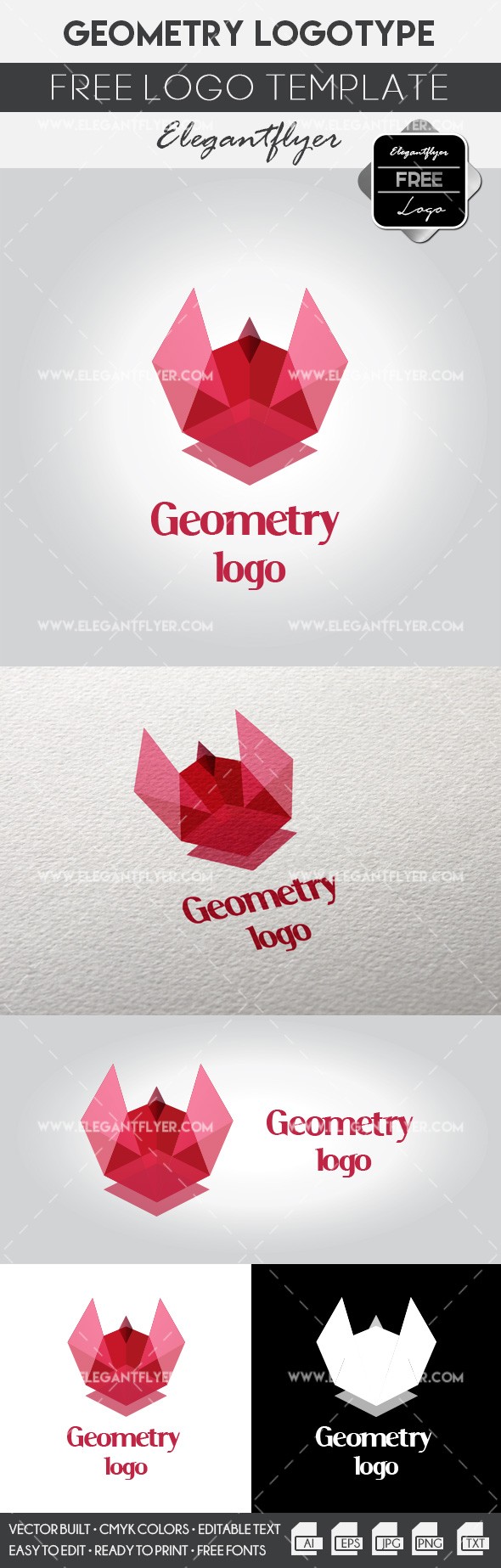 Logotipo de geometría by ElegantFlyer