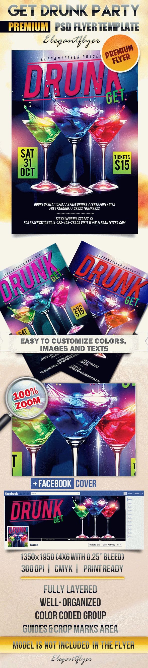 Get Drunk Party by ElegantFlyer