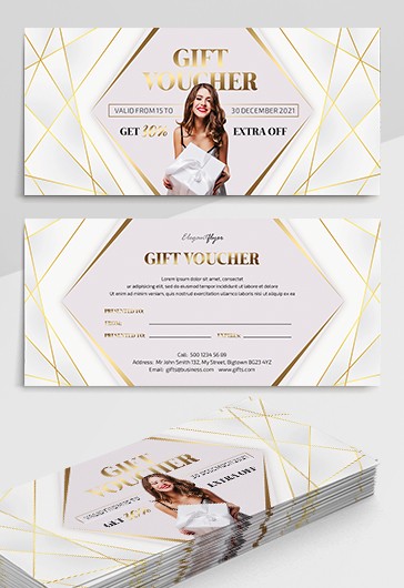 Gift Certificate Template Detailed Complex Design Stock Vector (Royalty  Free) 422626306