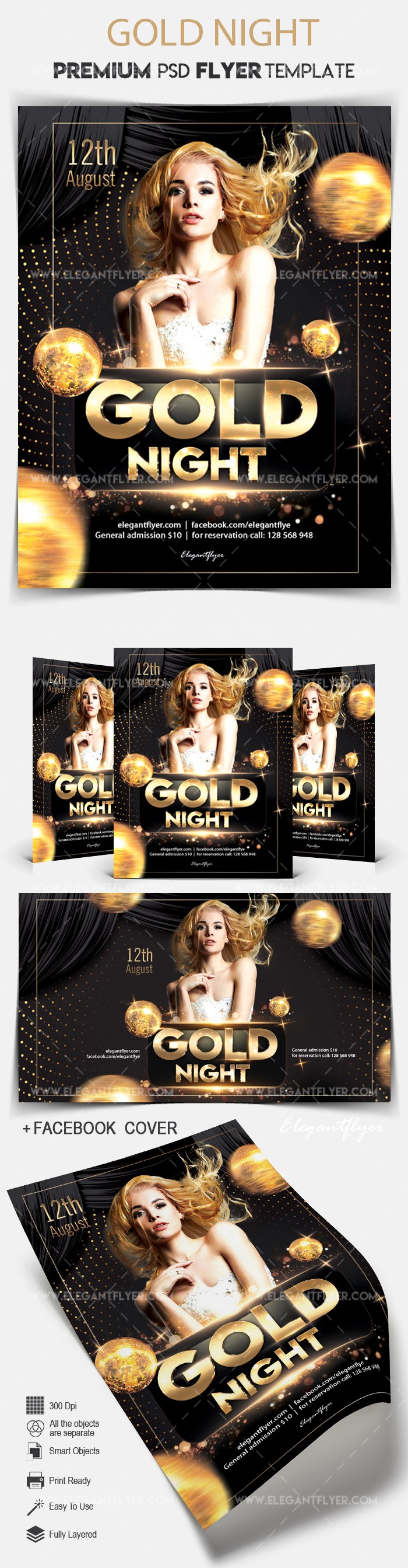 Gold Night by ElegantFlyer