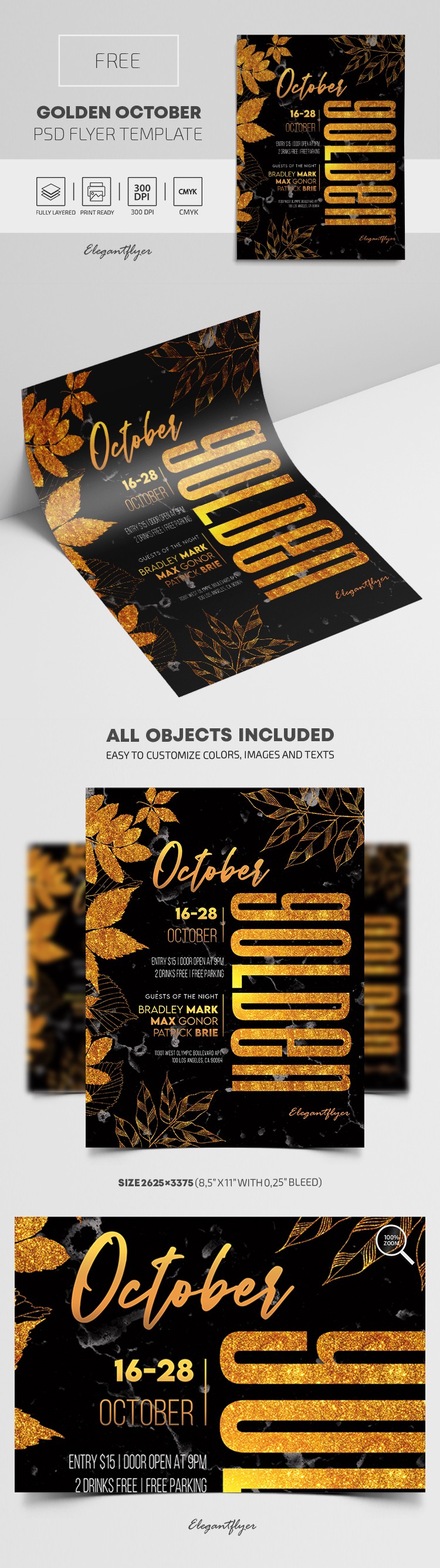 Golden October Flyer by ElegantFlyer