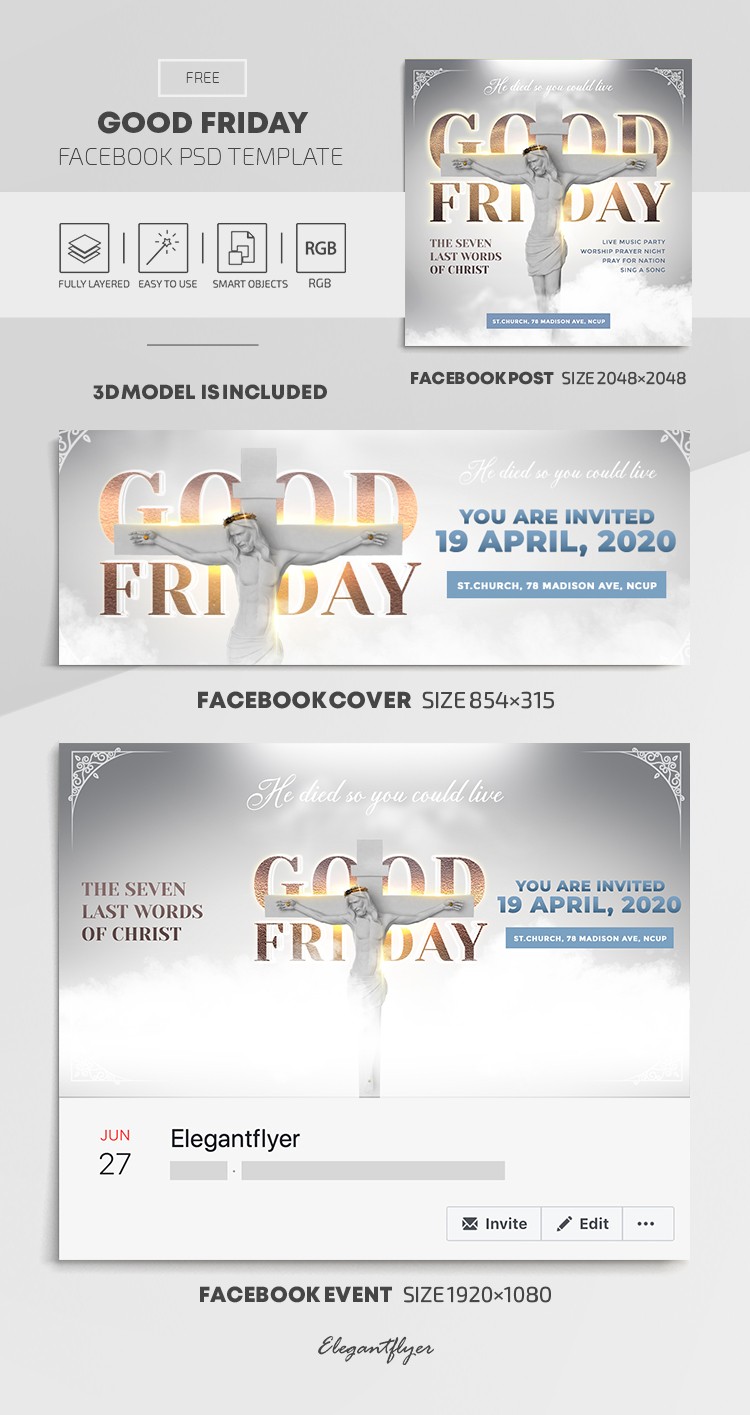 Good Friday Facebook by ElegantFlyer