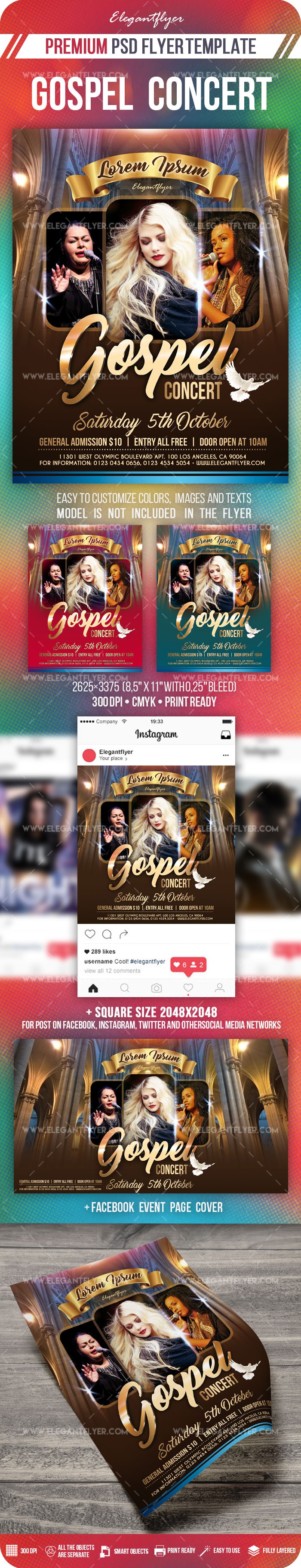 Concierto de Gospel by ElegantFlyer