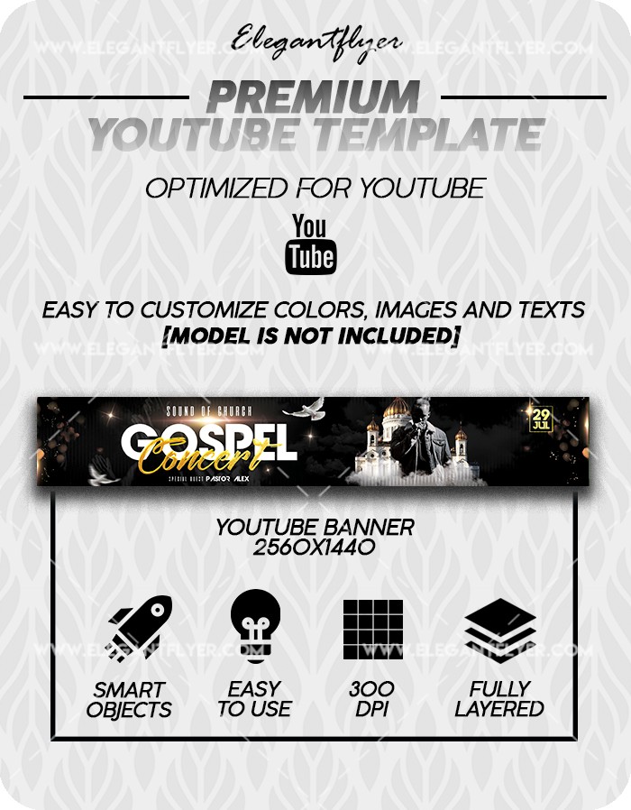 Gospel Concert Youtube by ElegantFlyer