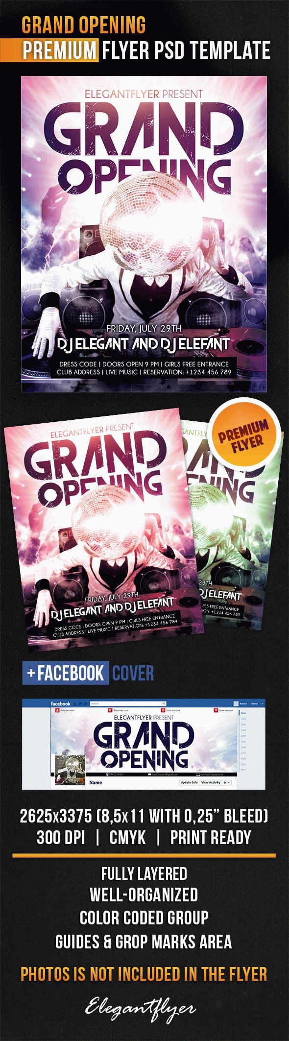 Grand Opening Flyer by ElegantFlyer