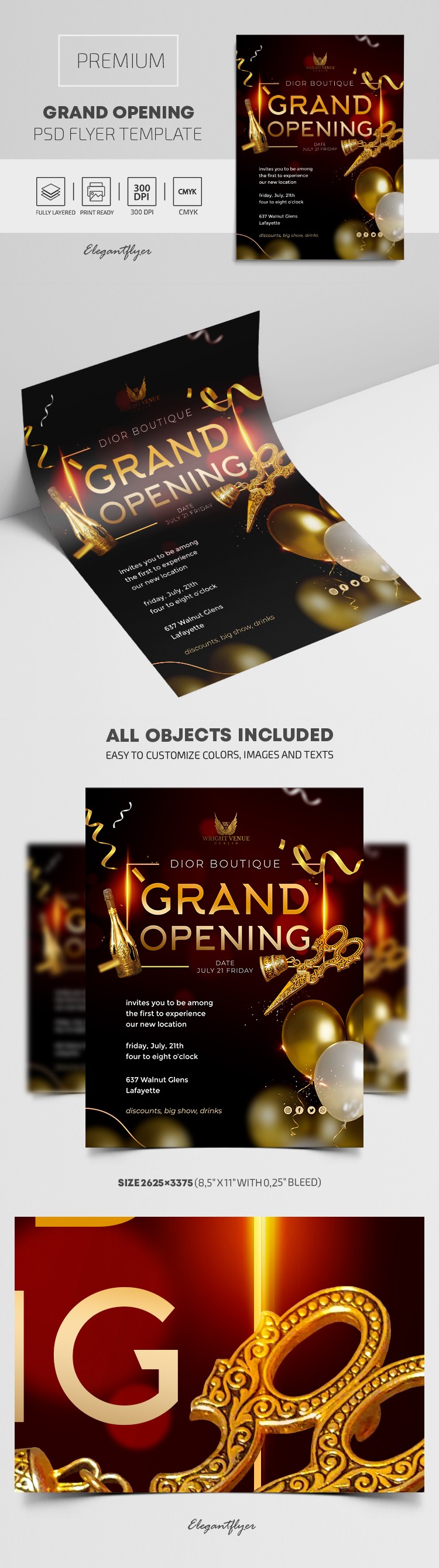 Grand Opening Flyer by ElegantFlyer