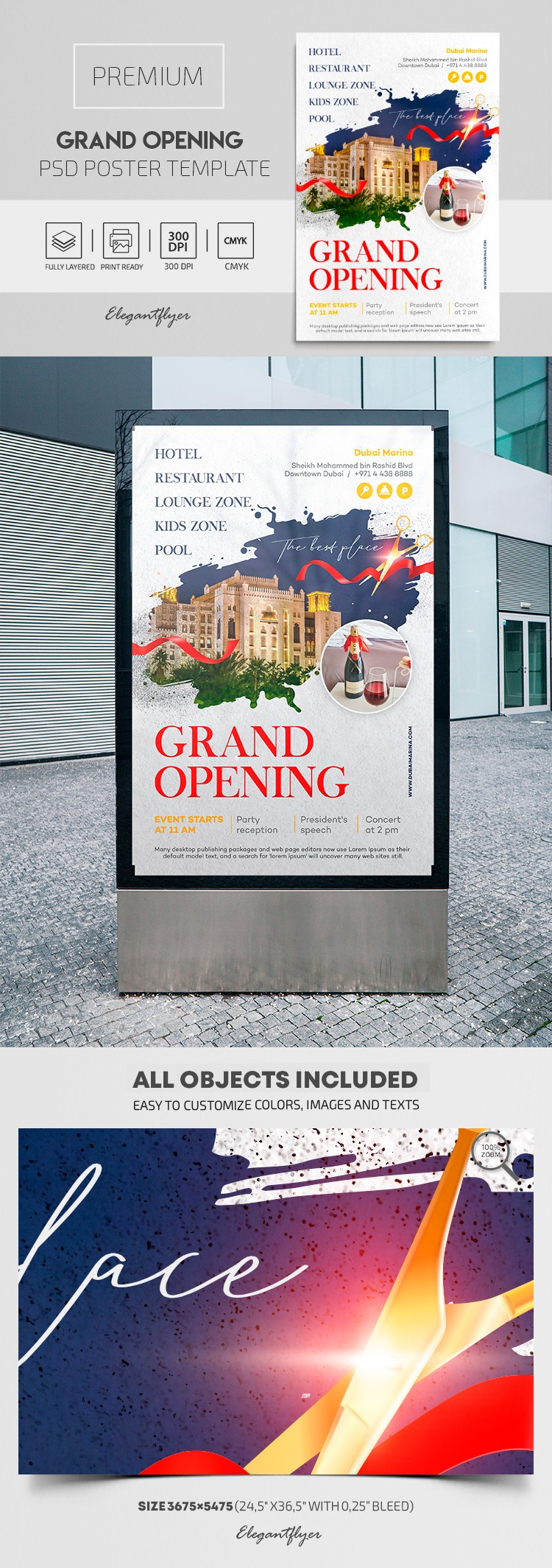 Grand Opening Poster by ElegantFlyer