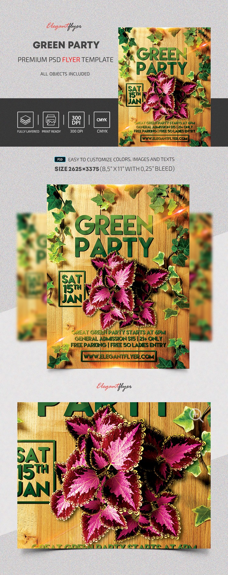 Green Party by ElegantFlyer