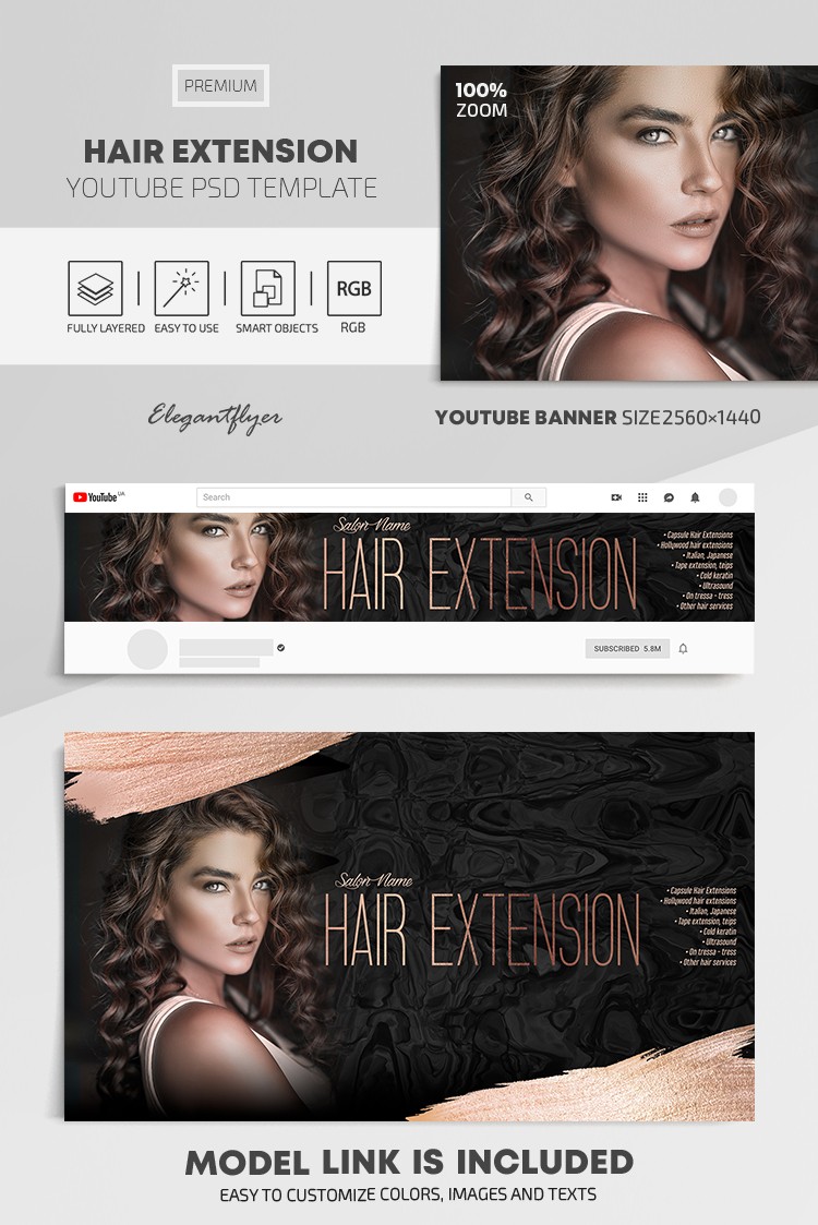 Hair Extension Youtube by ElegantFlyer