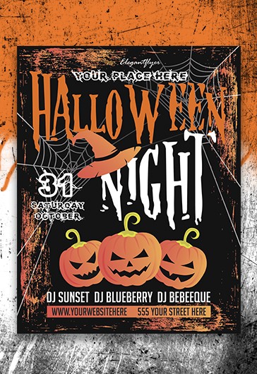 1000+ Free Halloween Flyer Templates (PSD) - by Elegantflyer
